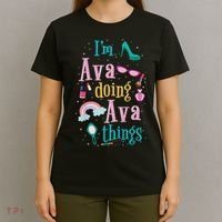 I'm Ava Doing Ava Things Cute Gift T-Shirt thumb 4