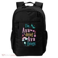I'm Ava Doing Ava Things Cute Gift Backpack thumb 0