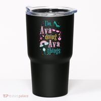 I'm Ava Doing Ava Things Cute Gift Tumbler thumb 0