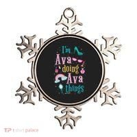 I'm Ava Doing Ava Things Cute Gift Ornament thumb 0
