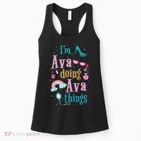 I'm Ava Doing Ava Things Cute Gift Women's Tank Top thumb 0