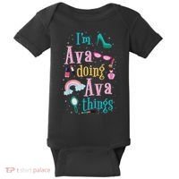 I'm Ava Doing Ava Things Cute Gift Baby Bodysuit thumb 0