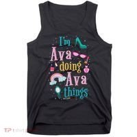 I'm Ava Doing Ava Things Cute Gift Tank Top thumb 0