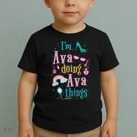 I'm Ava Doing Ava Things Cute Gift Toddler T-Shirt thumb 2
