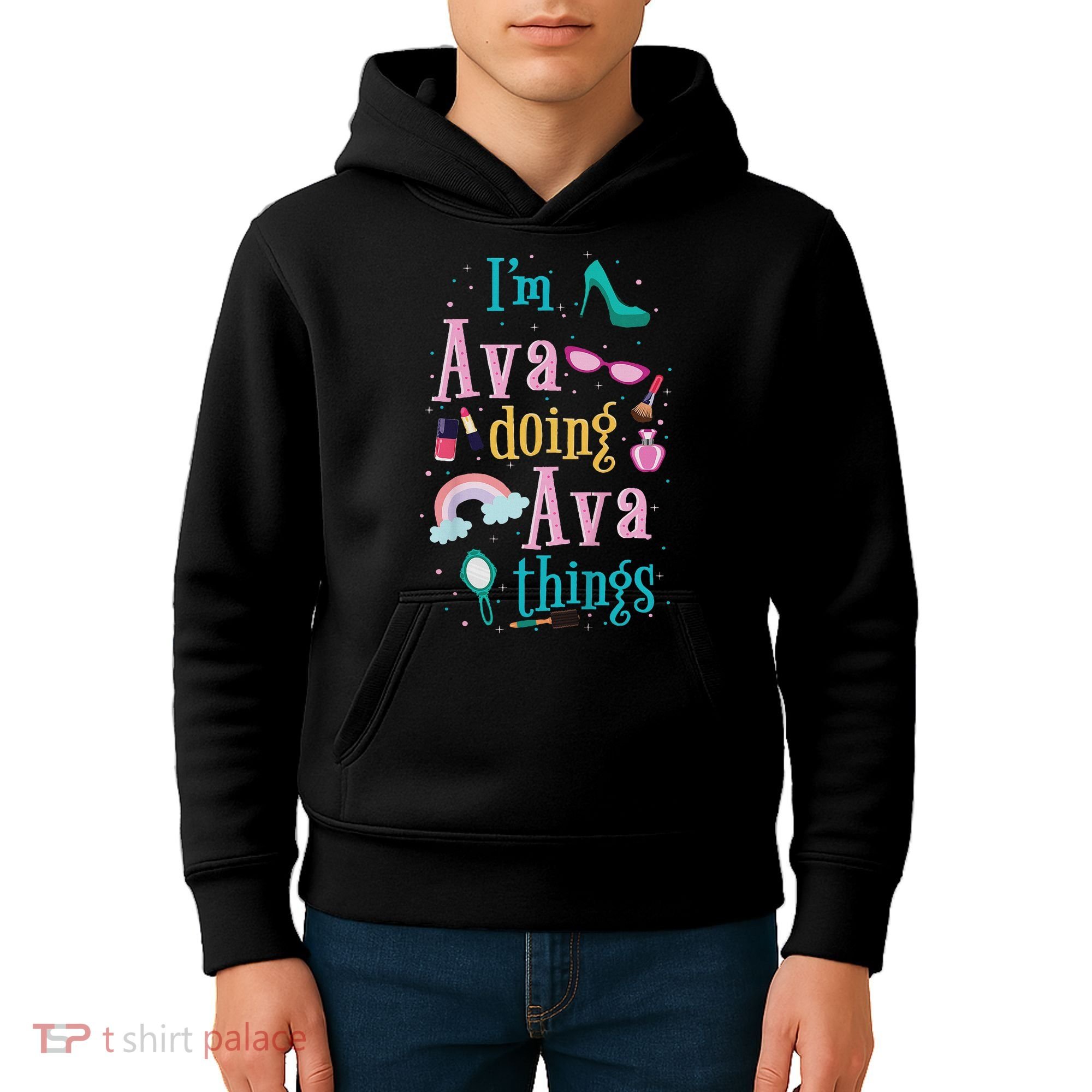 I'm Ava Doing Ava Things Cute Gift Kids Hoodie