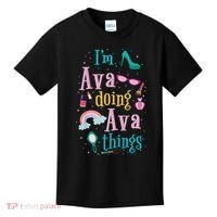 I'm Ava Doing Ava Things Cute Gift Kids T-Shirt thumb 0