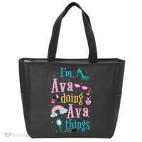 I'm Ava Doing Ava Things Cute Gift Tote Bag thumb 0