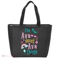 I'm Ava Doing Ava Things Cute Gift Tote Bag thumb 0