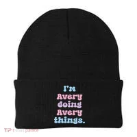 I'm Avery Doing Avery Things Funny Name Beanie thumb 0