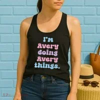 I'm Avery Doing Avery Things Funny Name Women's Tank Top thumb 2