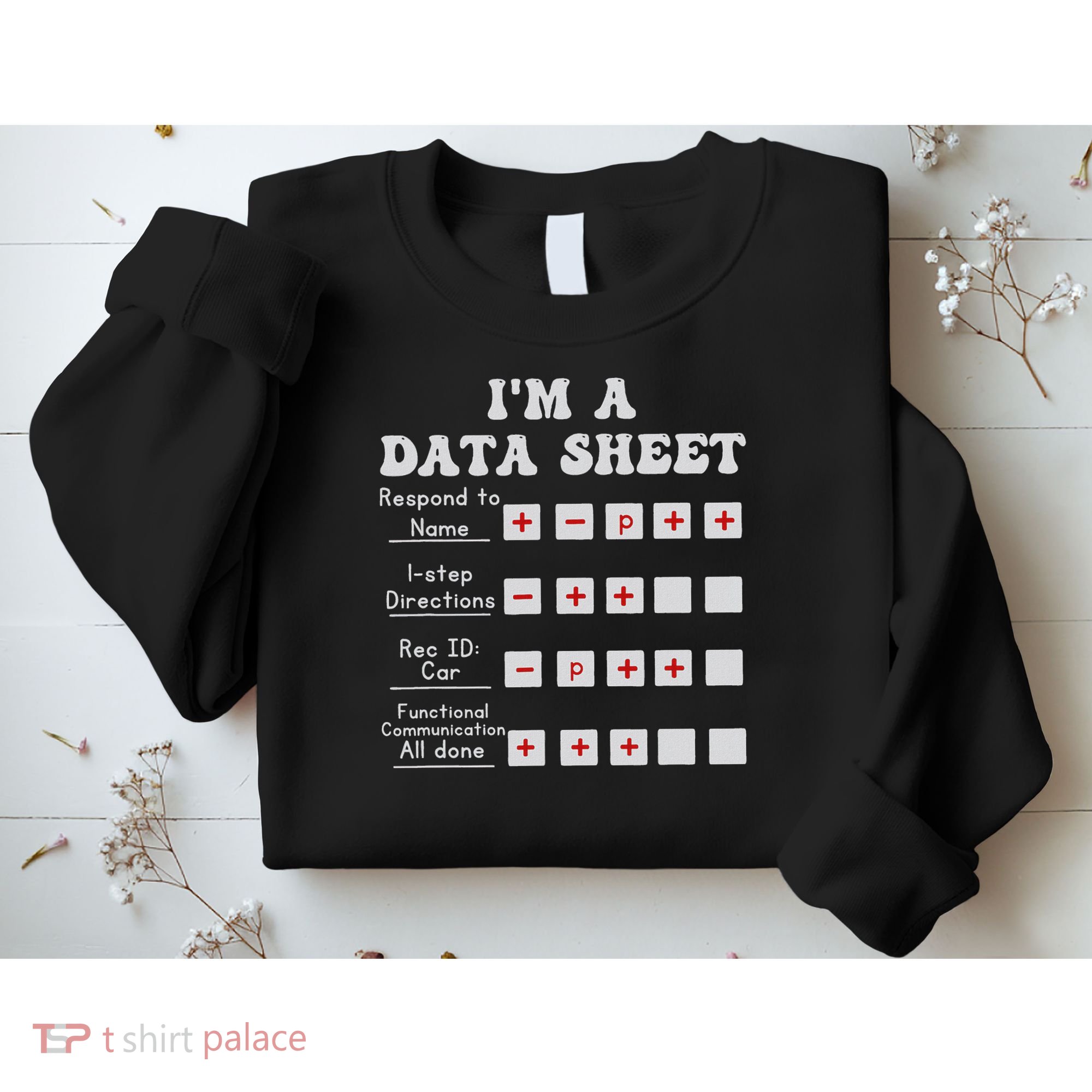 I'm A Data Sheet Aba Behavior Analyst Halloween Costume Sweatshirt