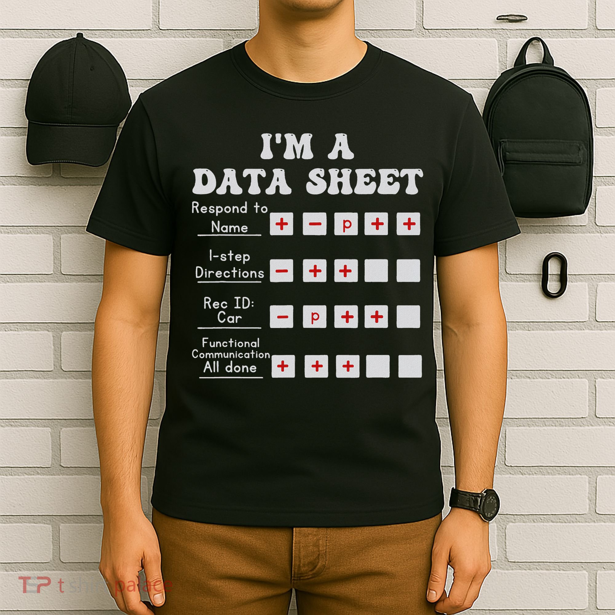 I'm A Data Sheet Aba Behavior Analyst Halloween Costume T-Shirt