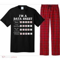 I'm A Data Sheet Aba Behavior Analyst Halloween Costume Pajama Set thumb 0