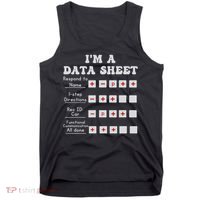 I'm A Data Sheet Aba Behavior Analyst Halloween Costume Tank Top thumb 0