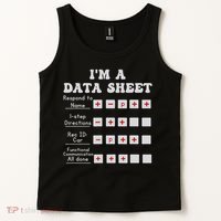 I'm A Data Sheet Aba Behavior Analyst Halloween Costume Tank Top thumb 2