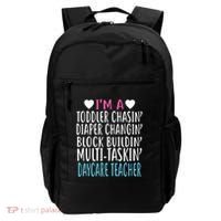 Im A Daycare Teacher Childcare Worker Gift Backpack thumb 0