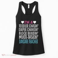 Im A Daycare Teacher Childcare Worker Gift Women's Tank Top thumb 0