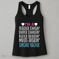 Im A Daycare Teacher Childcare Worker Gift Women's Tank Top thumb 3