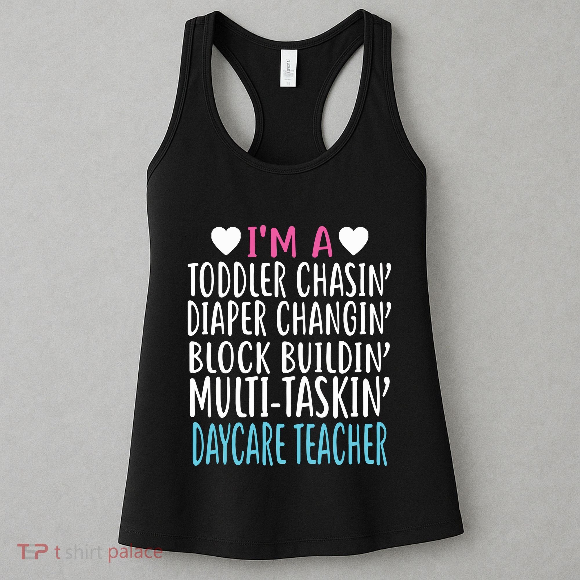 Im A Daycare Teacher Childcare Worker Gift Women's Tank Top