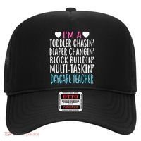 Im A Daycare Teacher Childcare Worker Gift Hat thumb 0