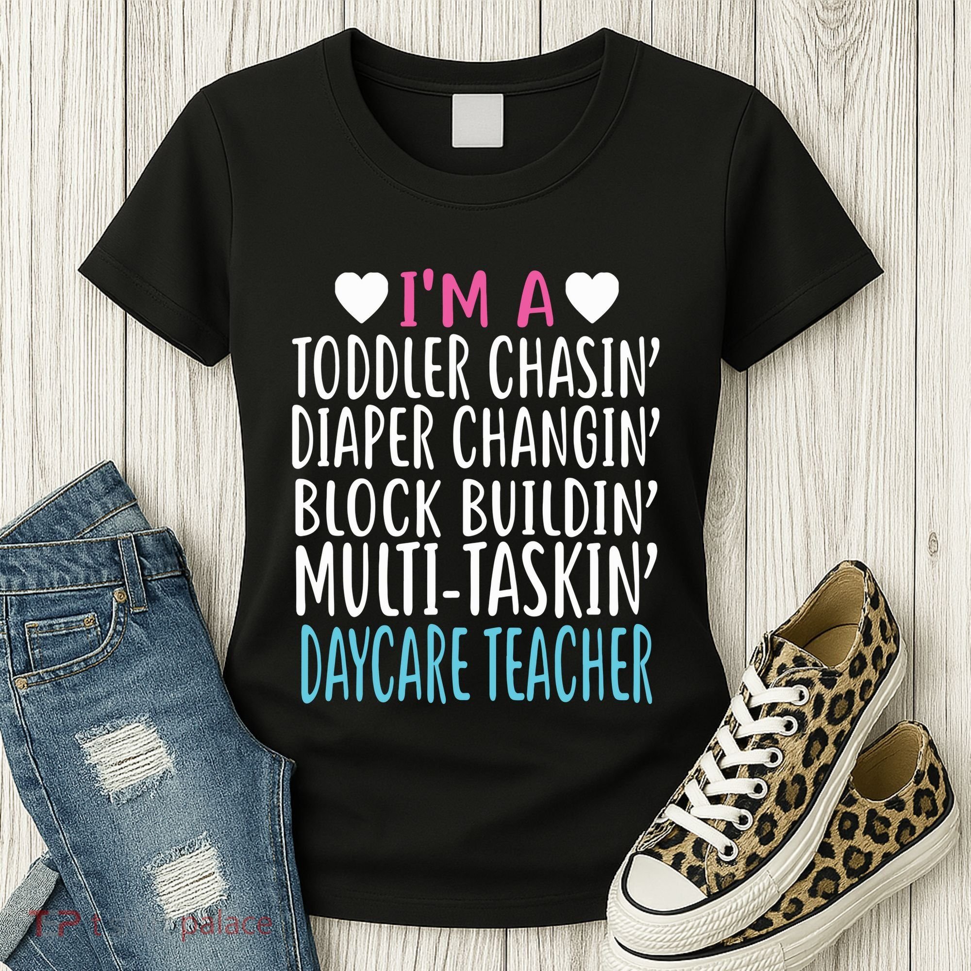 Im A Daycare Teacher Childcare Worker Gift Women's T-Shirt