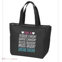 Im A Daycare Teacher Childcare Worker Gift Tote Bag thumb 3