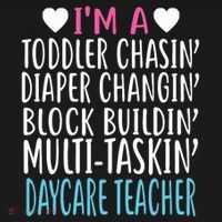 Im A Daycare Teacher Childcare Worker Gift Tote Bag thumb 4