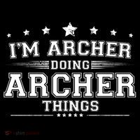 Im Archer Doing Archer Things Women's Hoodie thumb 2