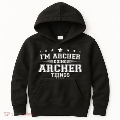 Im Archer Doing Archer Things Kids Hoodie