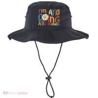 I'm Aria Doing Aria Things Funny Groovy Retro Aria Bucket Hat thumb 0