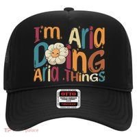 I'm Aria Doing Aria Things Funny Groovy Retro Aria Hat thumb 0