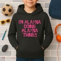 IM Alayna Doing Alayna Things Kids Hoodie thumb 2