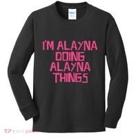 IM Alayna Doing Alayna Things Kids Long Sleeve Shirt thumb 0