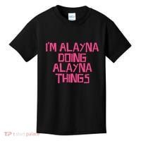 IM Alayna Doing Alayna Things Kids T-Shirt thumb 0