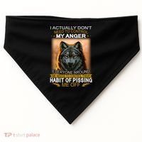 I Actually Dont Need To Control My Anger Every Around Me USA-Made Doggie Bandana thumb 0