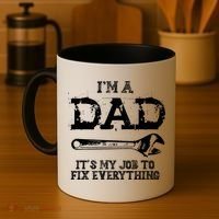 I'm A Dad It's My Job To Fix Everything Coffee Mug thumb 4