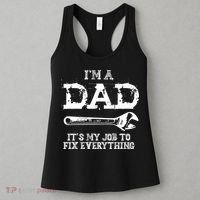I'm A Dad It's My Job To Fix Everything Women's Tank Top thumb 3