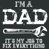 I'm A Dad It's My Job To Fix Everything Baby Bodysuit thumb 2