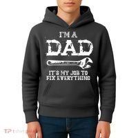 I'm A Dad It's My Job To Fix Everything Kids Hoodie thumb 4