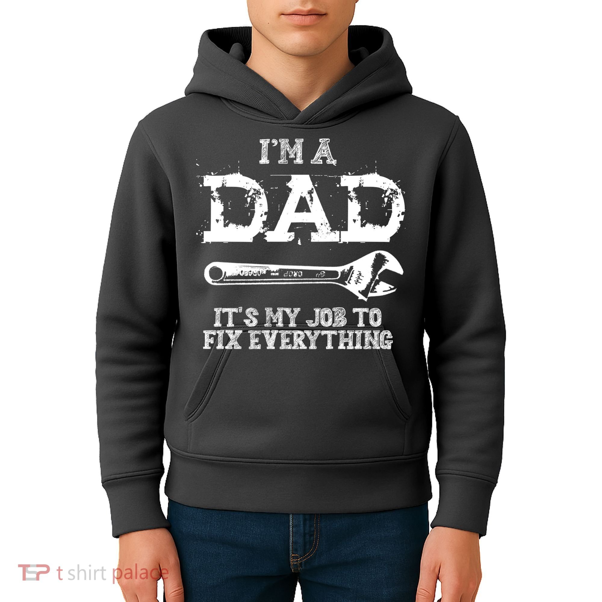 I'm A Dad It's My Job To Fix Everything Kids Hoodie