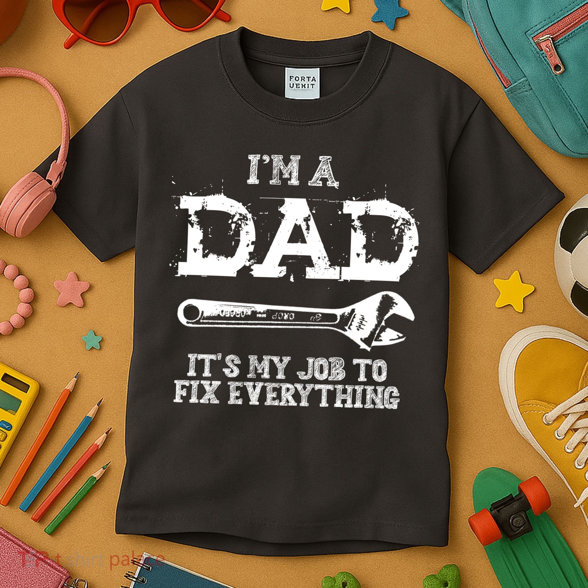 I'm A Dad It's My Job To Fix Everything Kids T-Shirt