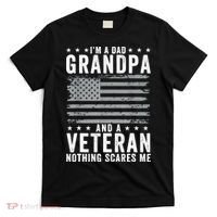 Im A Dad Grandpa And Veteran Fathers Day Papa Grandpa T-Shirt thumb 0
