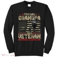 IM A Dad Grandpa And Veteran Fathers Day Papa Grandpa Sweatshirt thumb 0