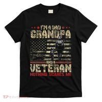 IM A Dad Grandpa And Veteran Fathers Day Papa Grandpa T-Shirt thumb 0