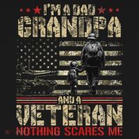 IM A Dad Grandpa And Veteran Fathers Day Papa Grandpa Women's Hoodie thumb 2