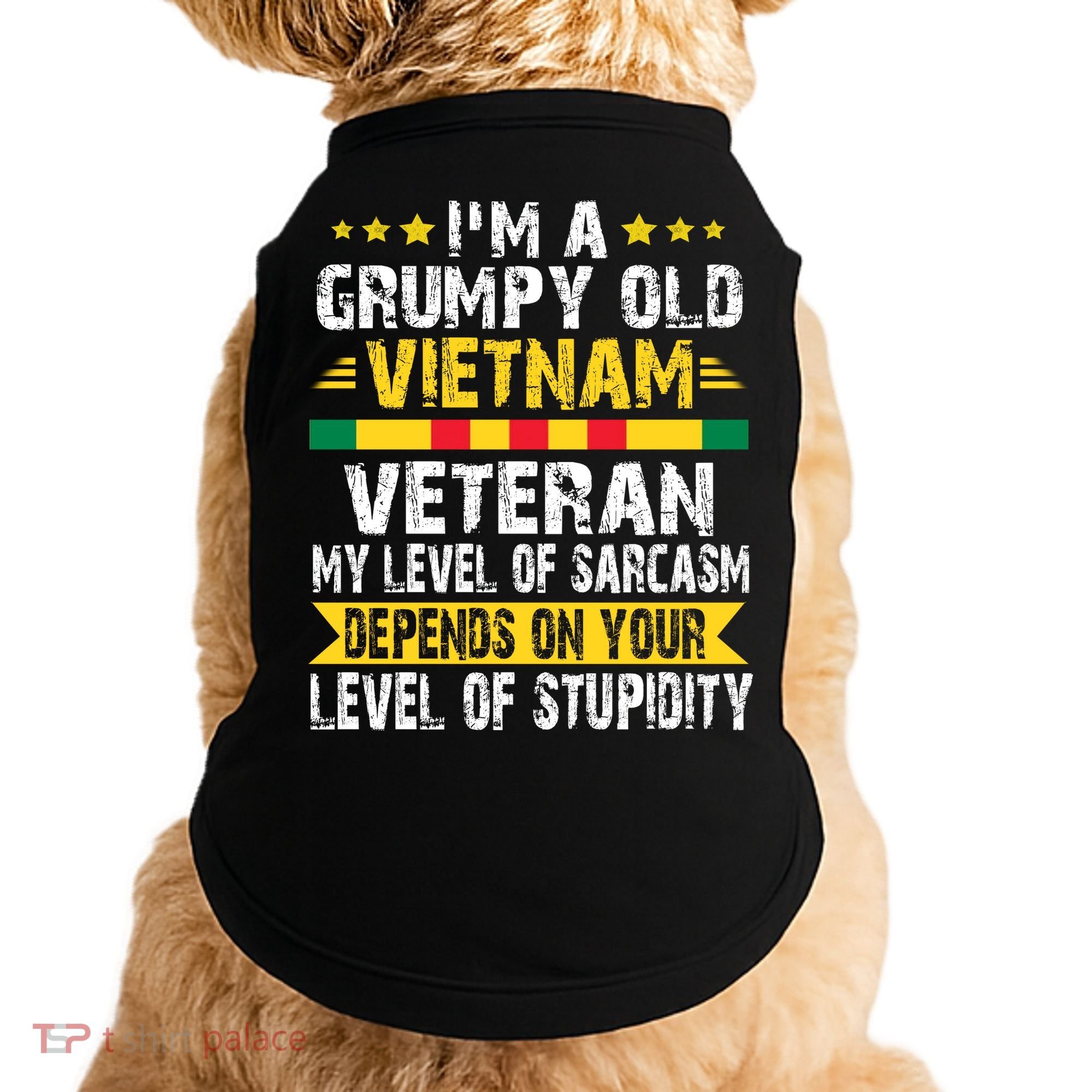 I'm A Dad A Grandpa And A Vietnam Veteran Doggie Tank