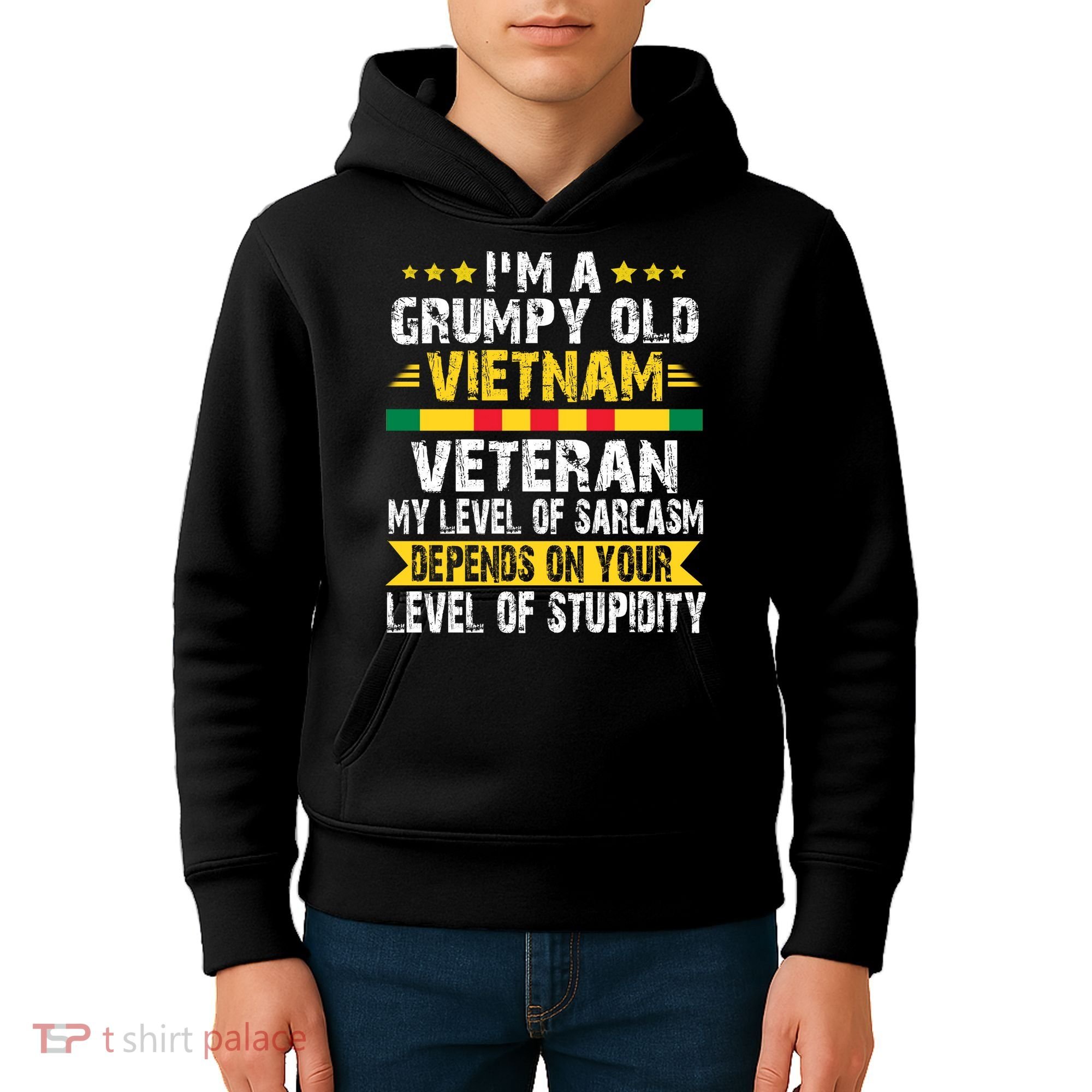 I'm A Dad A Grandpa And A Vietnam Veteran Kids Hoodie