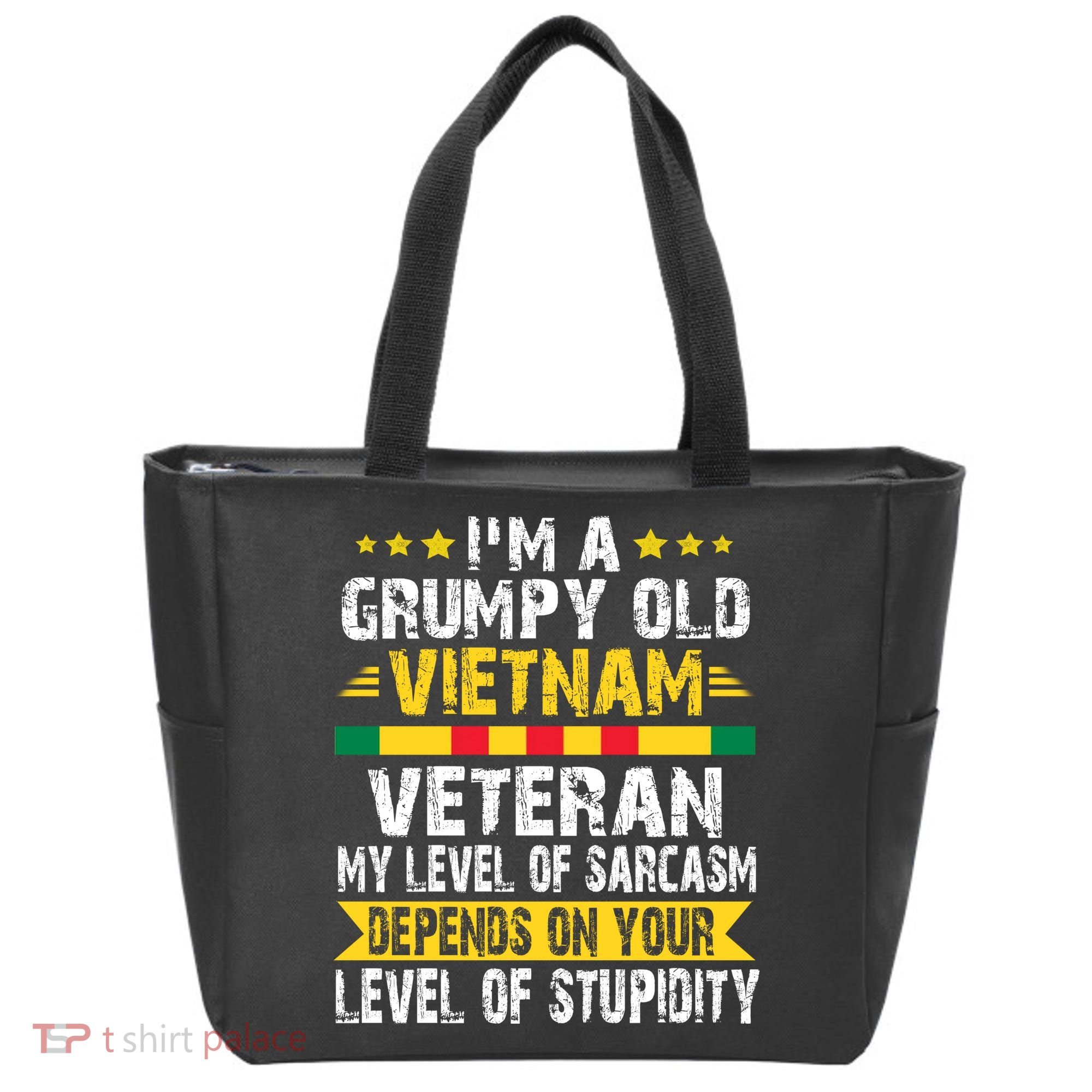 I'm A Dad A Grandpa And A Vietnam Veteran Tote Bag