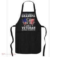 I'm A Dad Grandpa And A Veteran Nothing Scares Me Apron thumb 0