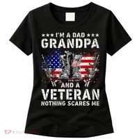 I'm A Dad Grandpa And A Veteran Nothing Scares Me Women's T-Shirt thumb 0